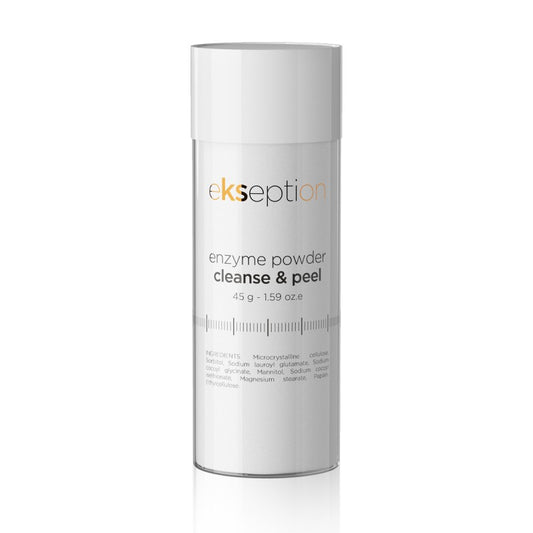 EKSEPTION ENZYME POWDER CLEANCE & PEEL švelni fermentinė pudra/prausiamosios putos, 45 g